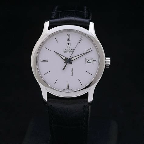 tudor ref 37000|Tudor Geneve steel 37 mm ref 37000 serviced Tudor strap and..